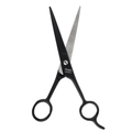 Annie Stainless Steel Straight Hair Shears 6.5 Inch, 1 Count, Black