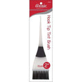 Annie Hair Tinting Brush with Hook Tip 2 Inch, 1 Count, White & Black