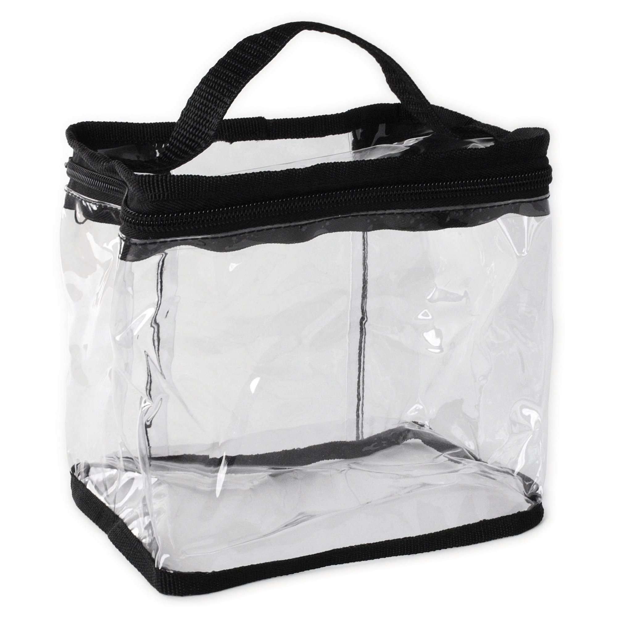 Annie Clear Train Stylist Bag with Handle