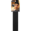 Annie Velcro Wig Band 4.5cm Silicone Grip, 1 Count, Black