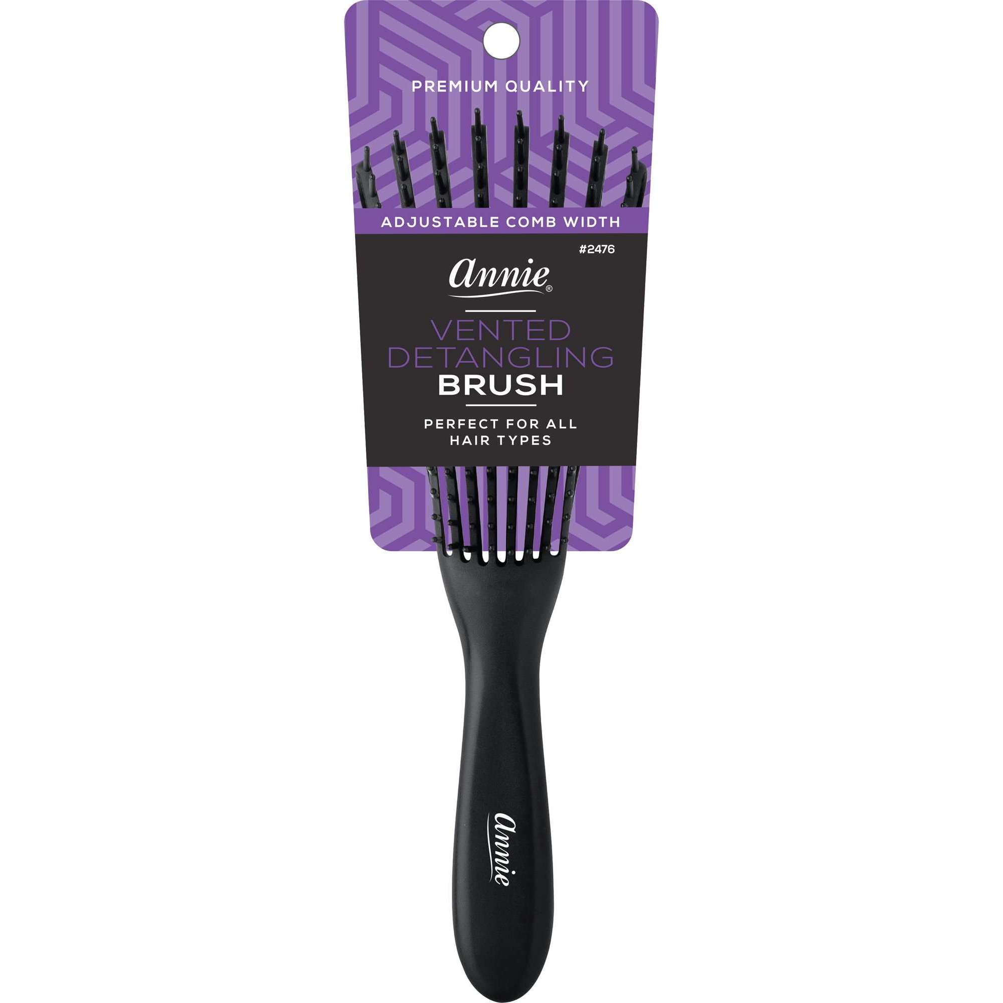 Annie Vented Detangler Brush Large, 1 Count, Assorted Colors