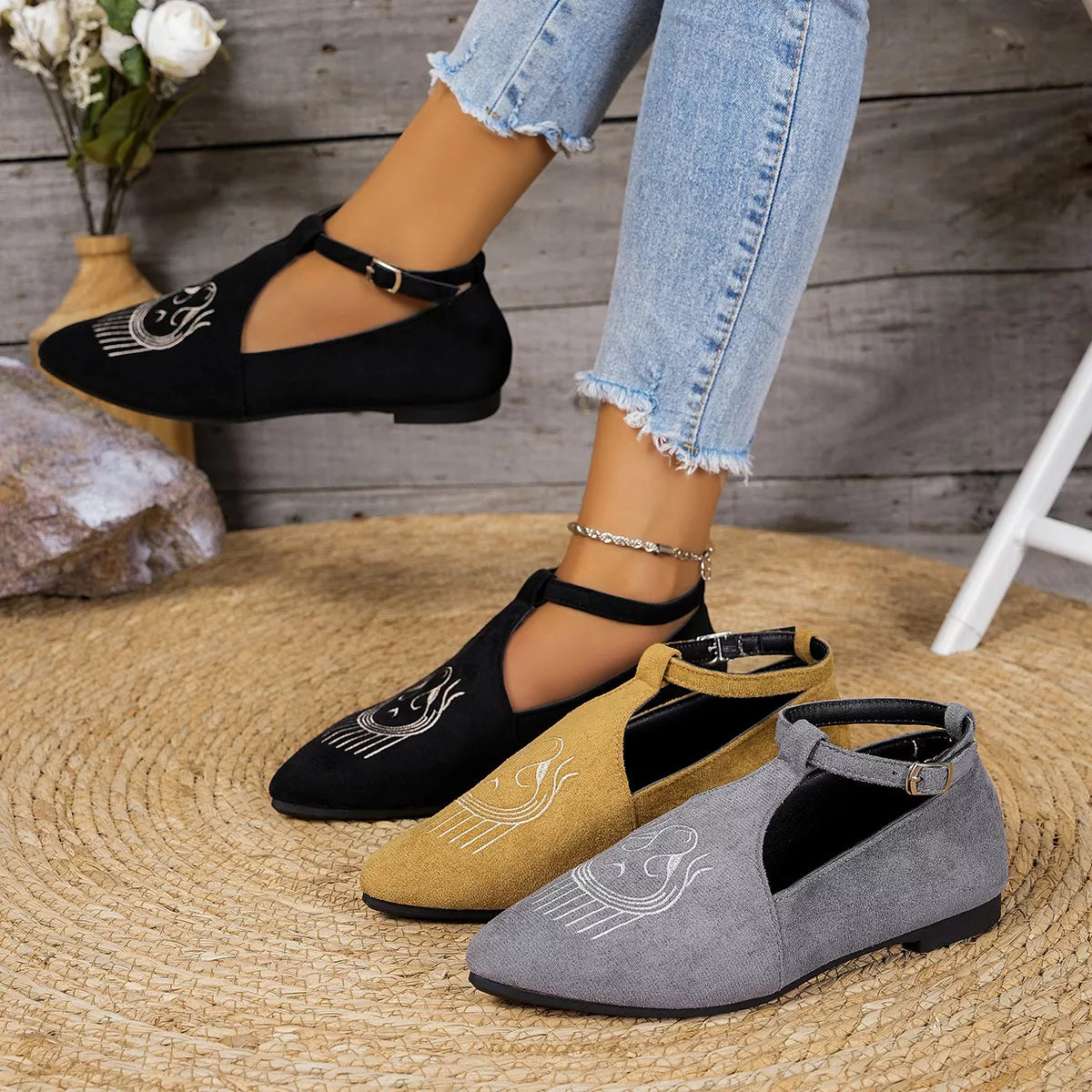 Point Toe Slip-Ons