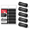 Annie Snap-On Magnetic Hair Rollers 7/8 Inch Large, 10 Count, Black