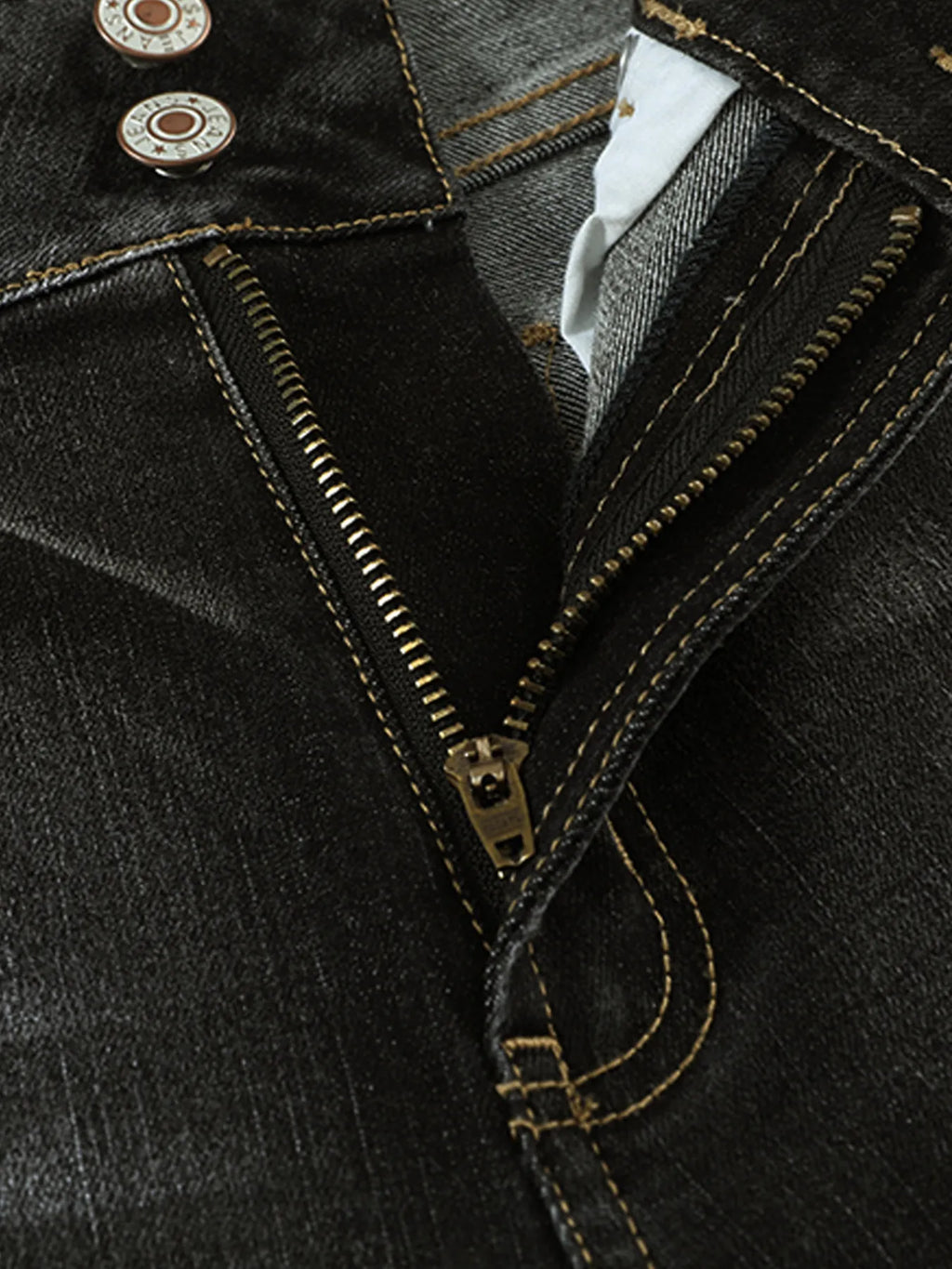 High Waist Distressed Straight Leg Jeans