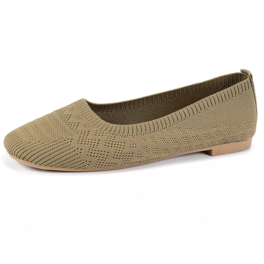 Square Toe Slip-Ons