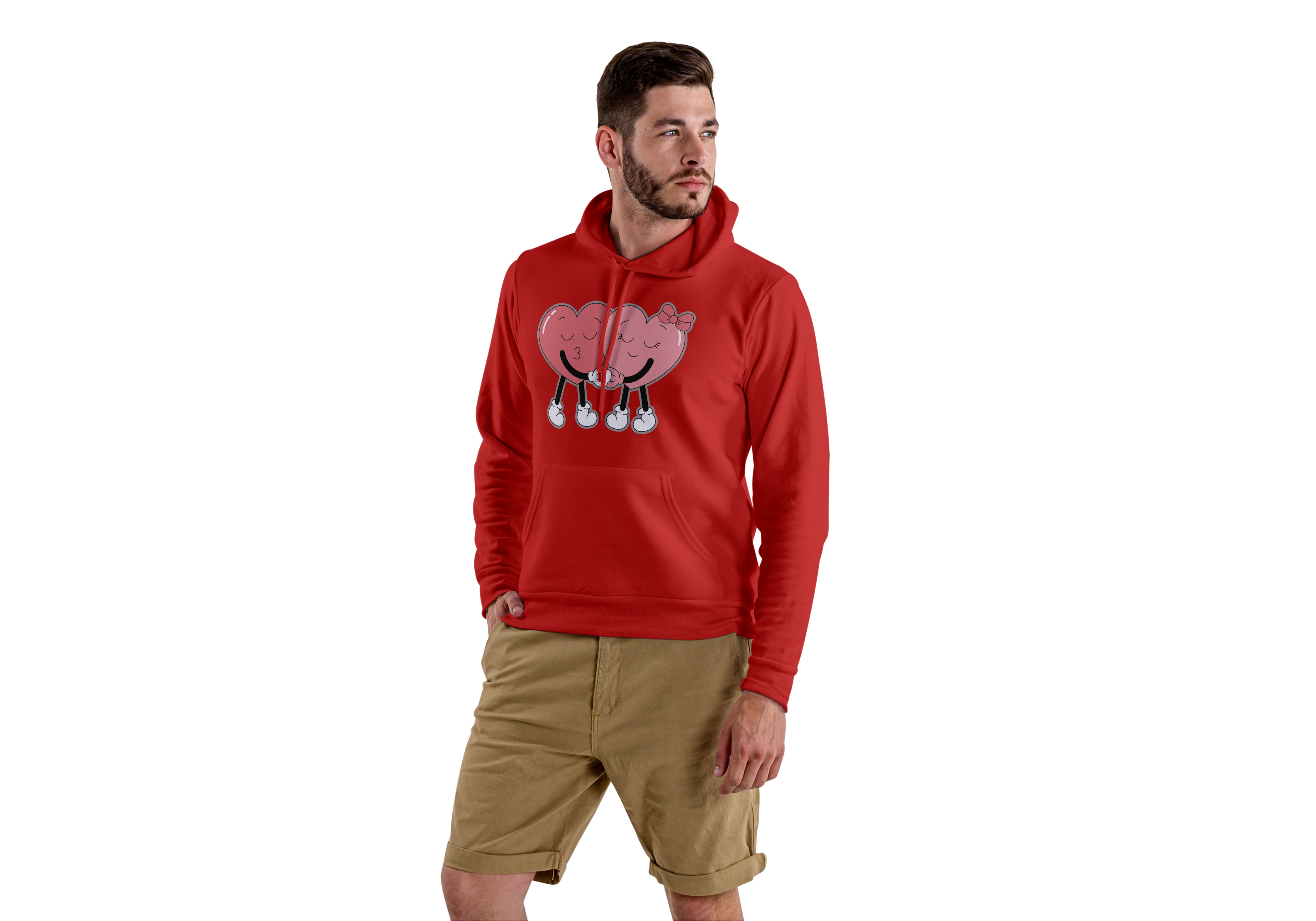 Love Connection | Couples Premium Hoodie | Cozy Together, Stylish Together