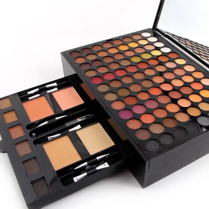 180 Colors Eyes Shadow Blush Set Personalized Piano-shaped Makeup Palette Box