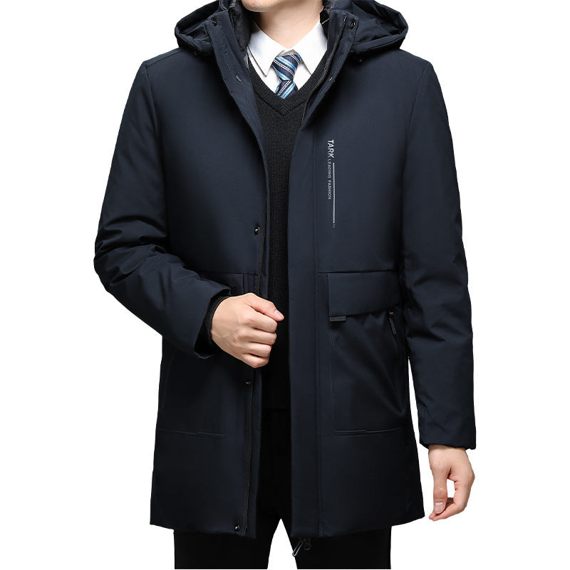 Men's Thickened Detachable Liner Thermal Cotton Padded Jacket