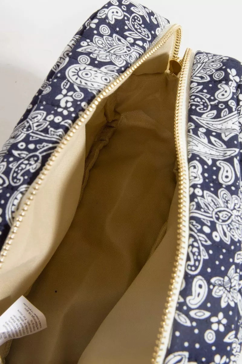 Fame Paisley Pattern Cosmetic Bag
