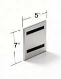 10 - Frames Azar Displays 129927 5 x 7 Vertical U-Frame with Magnetic Strips