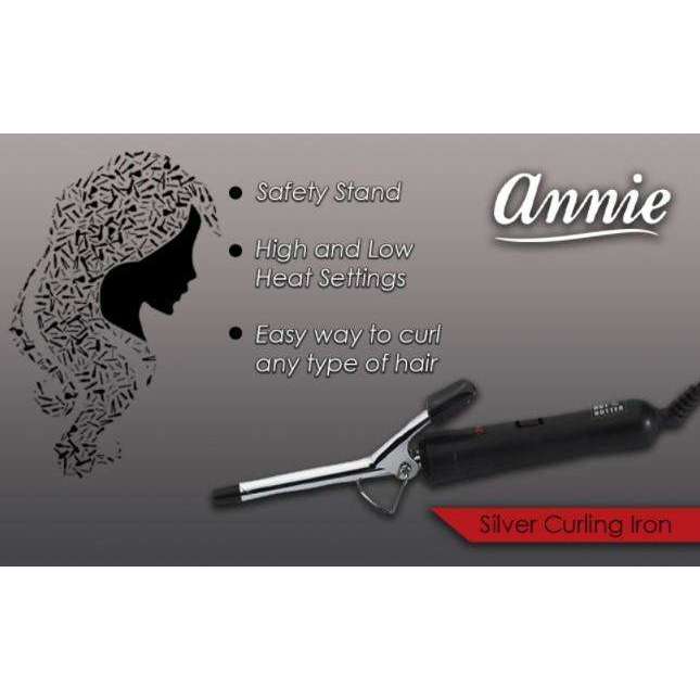 Hot & Hotter Electric Curling Iron 5/8 Inch, 1 Count, Silver