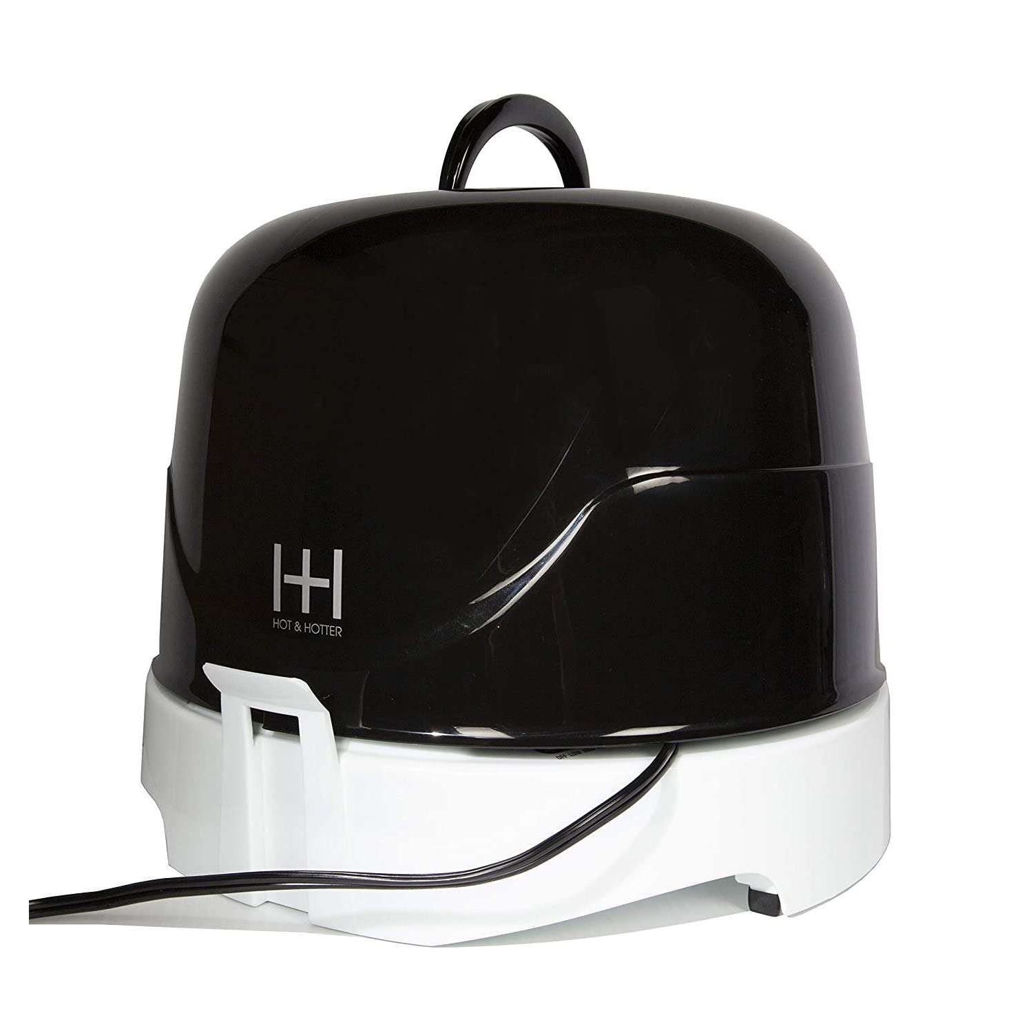 Hot & Hotter Large Hood Hair Dryer, 1 Count, White