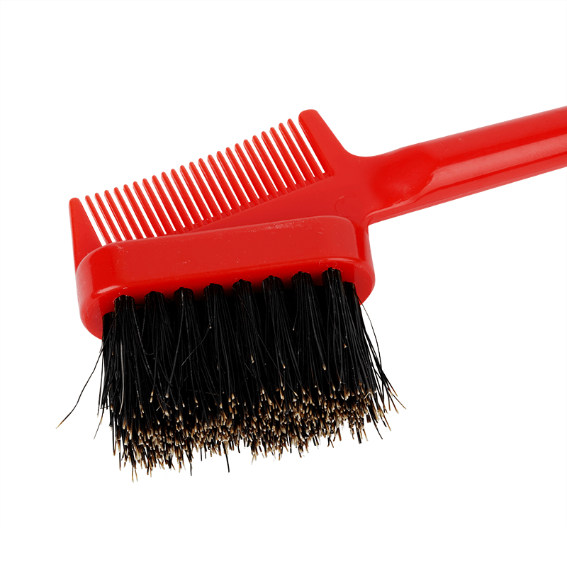 Joy 3 in 1 Spatula Edge Brush Boar Bristle, 1 Count, Assorted Colors