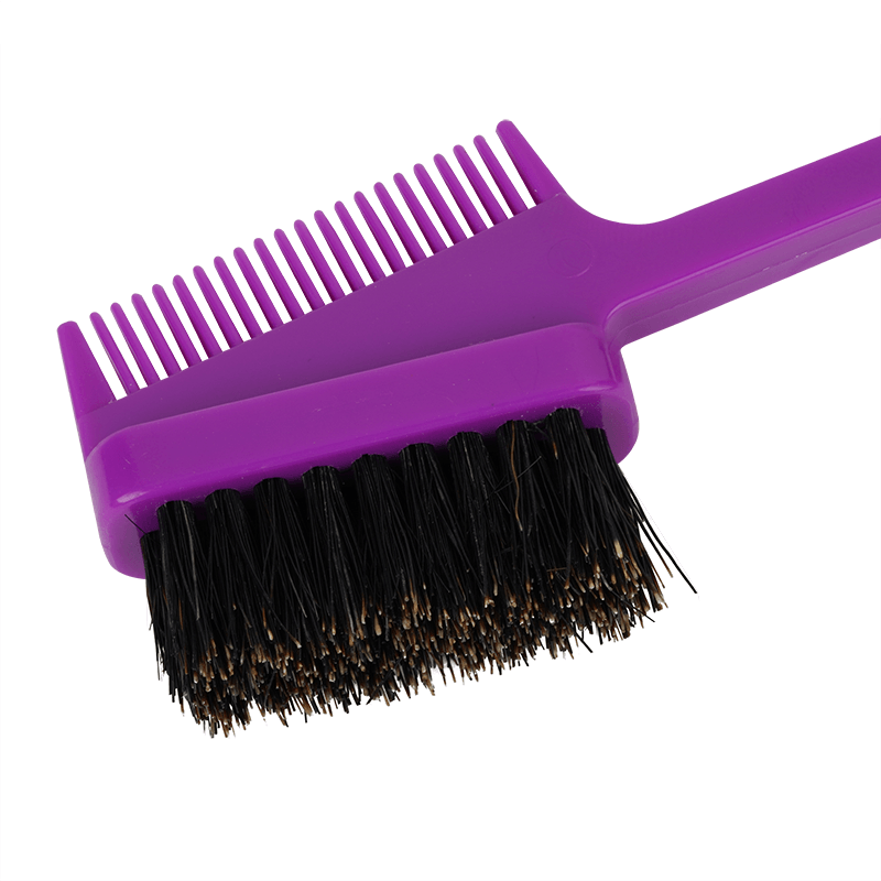 Joy 3 in 1 Spatula Edge Brush Boar Bristle, 1 Count, Assorted Colors