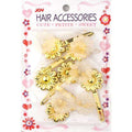 Joy Daisy Barrette 12ct Asst Gold