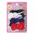Joy Daisy Hair Barrettes, 10 Count, Assorted Colors