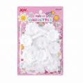 Joy Daisy Hair Barrettes, 10 Count, White and Clear