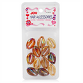 Joy Sea Shell Beads, 12 Count, Assorted Dark