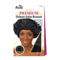 Ms. Remi Deluxe Satin Bonnet, 1 Count, Black