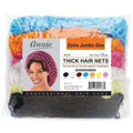 Ms. Remi Thick Hair Net X-Jumbo, 12 Count, Assorted Color