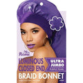 Ms. Remi Luminous Braid Bonnet Ultra Jumbo, 1 Count, Assorted Colors