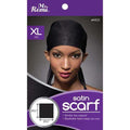 Ms. Remi Satin Scarf XL, 1 Count, Black