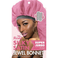 Ms. Remi Silky Satin Jewel Bonnet X-Jumbo, 1 Count, Assorted Color