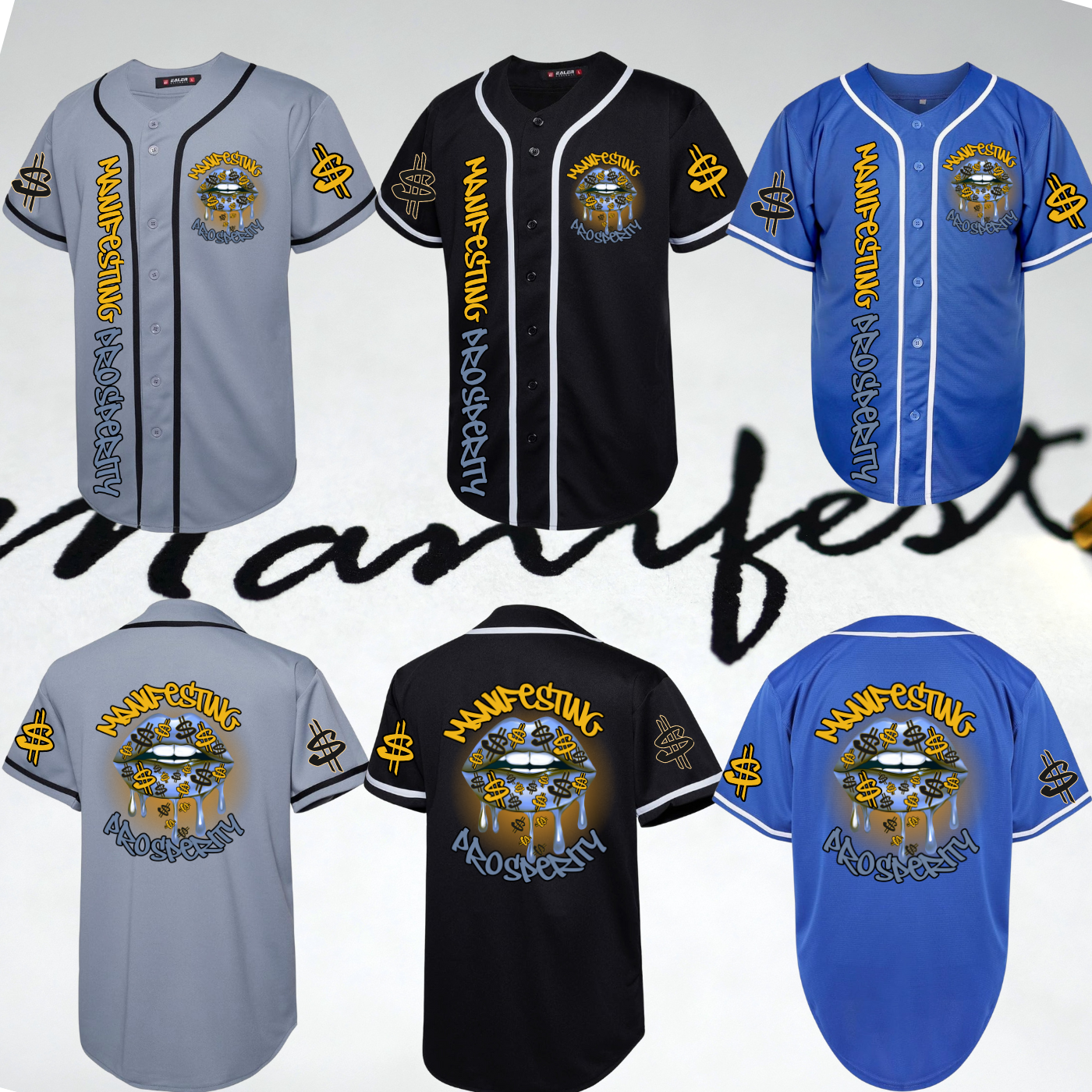 Manifesting Prosperity | Premium Jersey | Wear Your Abundance on the Field & Beyond