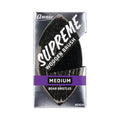 Annie Supreme Military Brush Medium Boar Bristles, 1 Count, Black